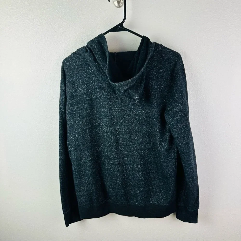 Justice Active‎ Gray Soccer Sequin Full Zip Hoodie Girls Size 16/18